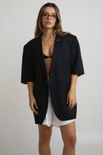 Cargar imagen en el visor de la galería, BLAZER KIOKO - TALLA M - AZUL MARINO
