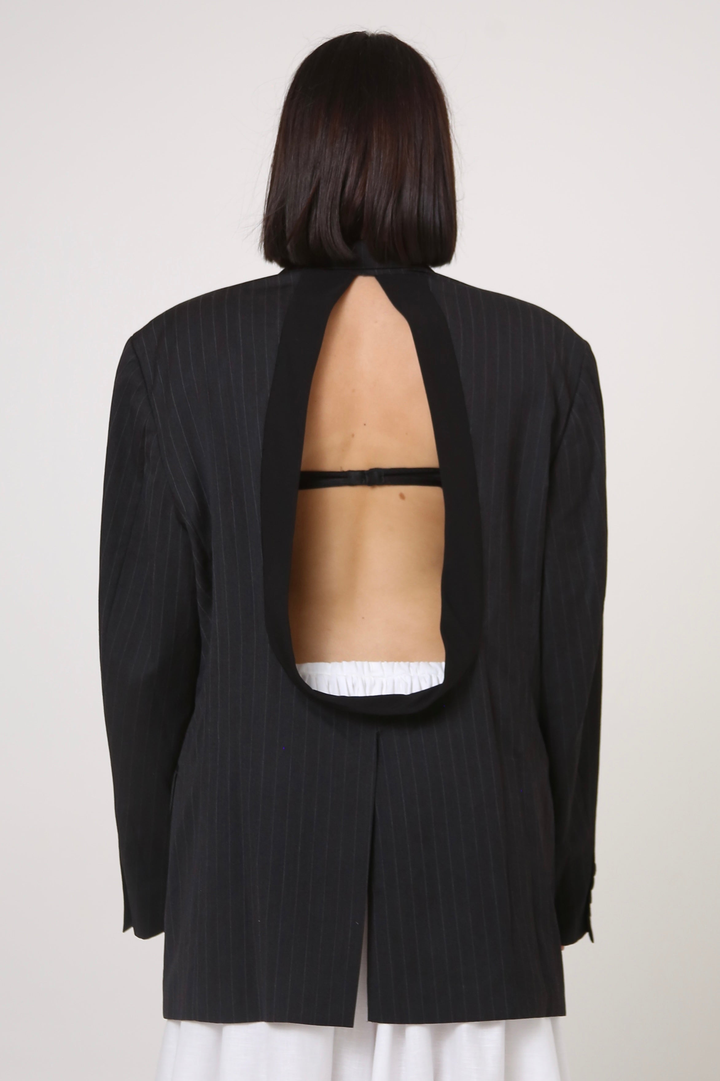BLAZER ENSO - TALLA L - GRIS OXFORD RAYA DIPLOMÁTICA