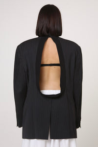 BLAZER ENSO - TALLA L - GRIS OXFORD RAYA DIPLOMÁTICA