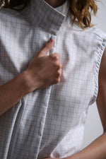 Cargar imagen en el visor de la galería, CAMISA NEKKU - UNITALLA - BLANCA CUADROS
