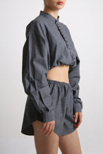 Cargar imagen en el visor de la galería, SET BOTAN - TALLA S/M - GRIS
