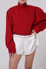 Cargar imagen en el visor de la galería, CAMISA NEKKU - UNITALLA - ROJA
