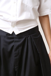 BERMUDAS URRARA - TALLA M - NEGRO TEXTURA RAYAS