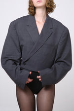 Cargar imagen en el visor de la galería, BLAZER SENAKA - TALLA M/L - GRIS OXFORD
