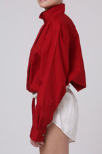 Cargar imagen en el visor de la galería, CAMISA NEKKU - UNITALLA - ROJA
