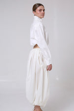 Cargar imagen en el visor de la galería, PANTALÓN SAORI - UNITALLA - BLANCO
