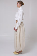 Cargar imagen en el visor de la galería, PANTALÓN SAORI - UNITALLA - BEIGE CUADROS
