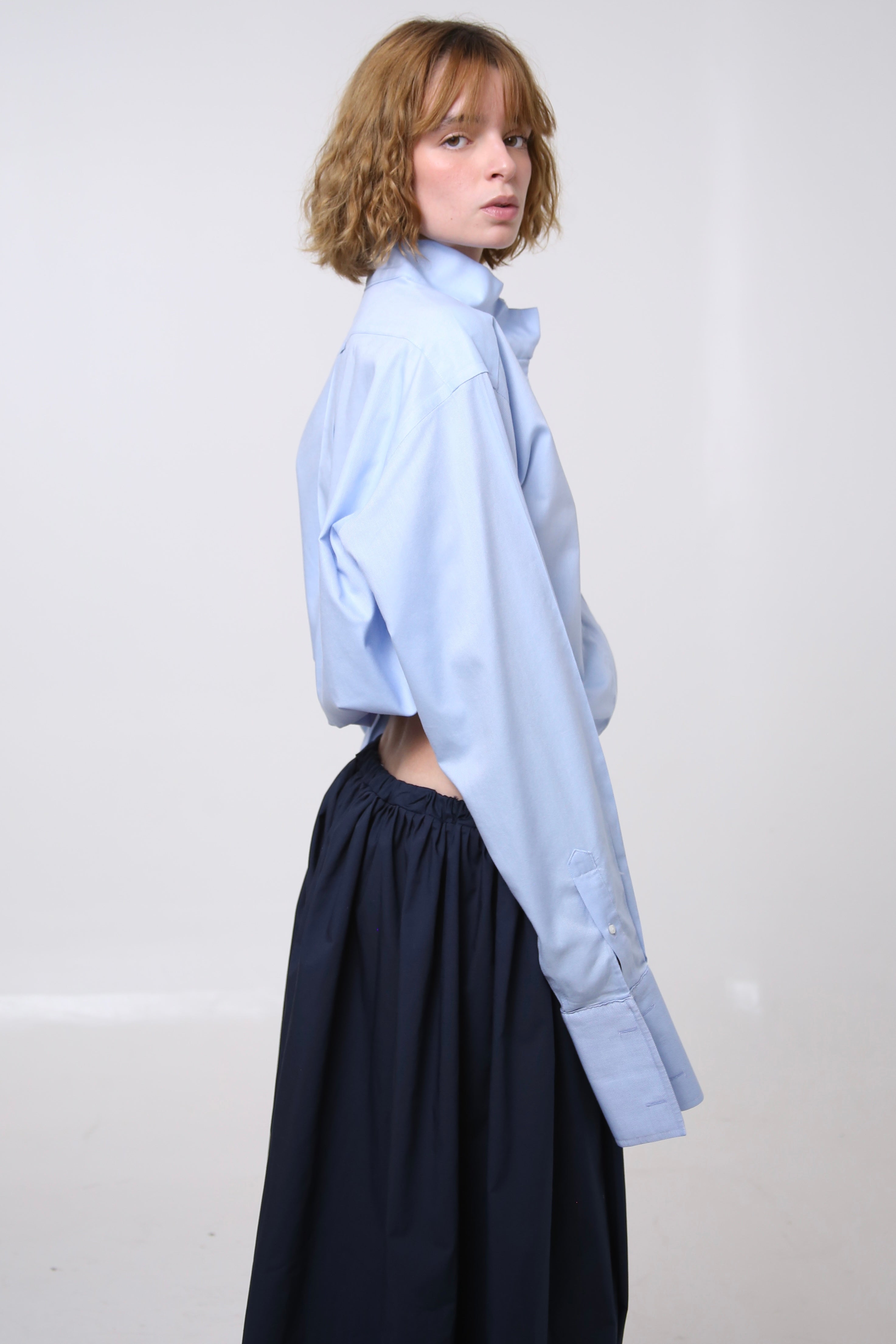 CAMISA NEKKU - TALLA M - AZUL