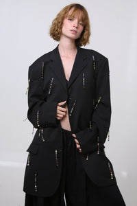 BLAZER MAI - TALLA M - NEGRO