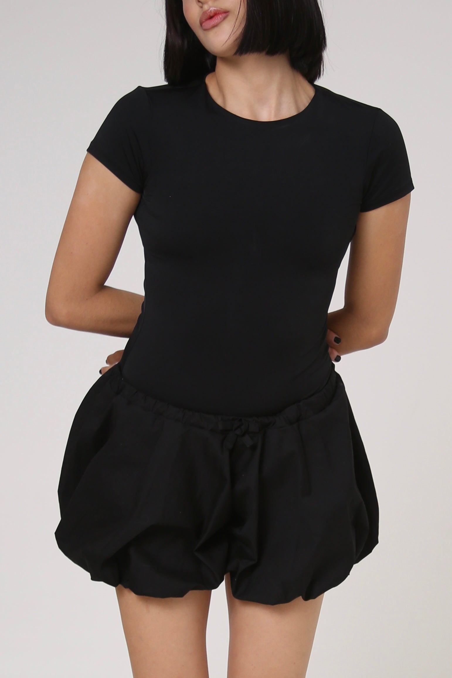 SHORT SAORI - UNITALLA - NEGRO