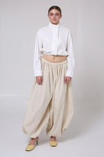 Cargar imagen en el visor de la galería, PANTALÓN SAORI - UNITALLA - BEIGE CUADROS
