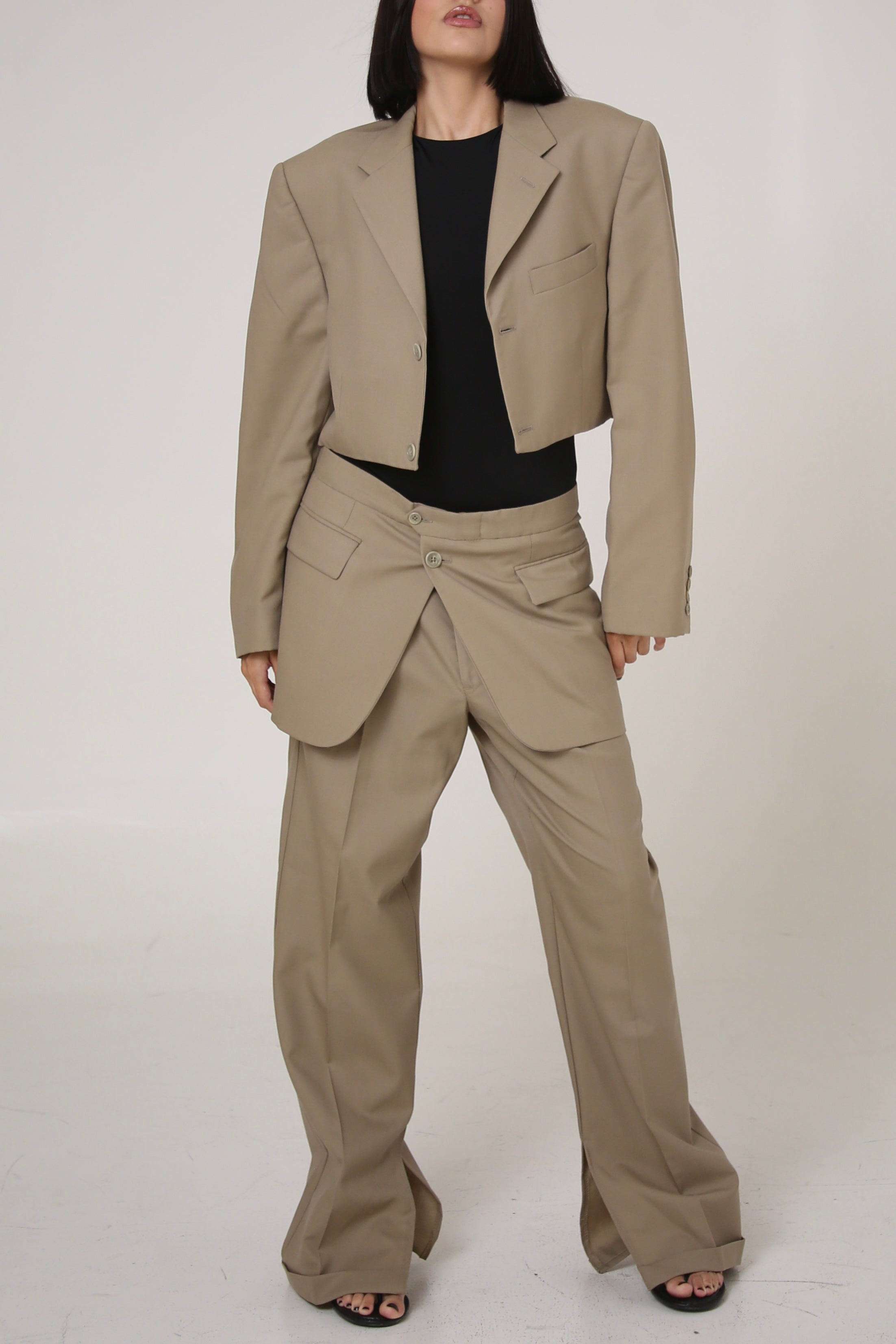 PANTALÓN SUKA - TALLA M - BEIGE