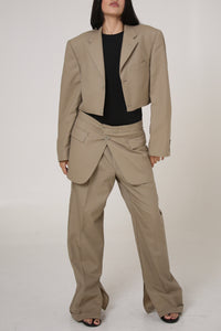 PANTALÓN SUKA - TALLA M - BEIGE