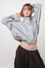 Cargar imagen en el visor de la galería, CAMISA NEKKU - TALLA M/L - GRIS TEXTURA RAYAS
