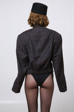 Cargar imagen en el visor de la galería, BLAZER JIN - TALLA M - CAFE
