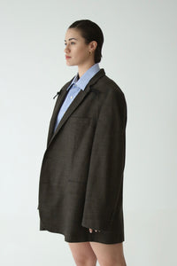 BLAZER NAO - TALLA L-XL - CAFÉ