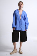 Cargar imagen en el visor de la galería, TOP KEI - TALLA S/M - AZUL
