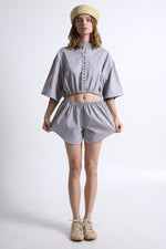 Cargar imagen en el visor de la galería, SET BOTAN - TALLA S/M - GRIS
