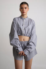 Cargar imagen en el visor de la galería, SET BOTAN - TALLA S/M - GRIS
