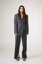 Cargar imagen en el visor de la galería, SUIT KIMONO - TALLA S - GRIS OXFORD
