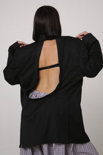 Cargar imagen en el visor de la galería, BLAZER ENSO - TALLA L - NEGRO

