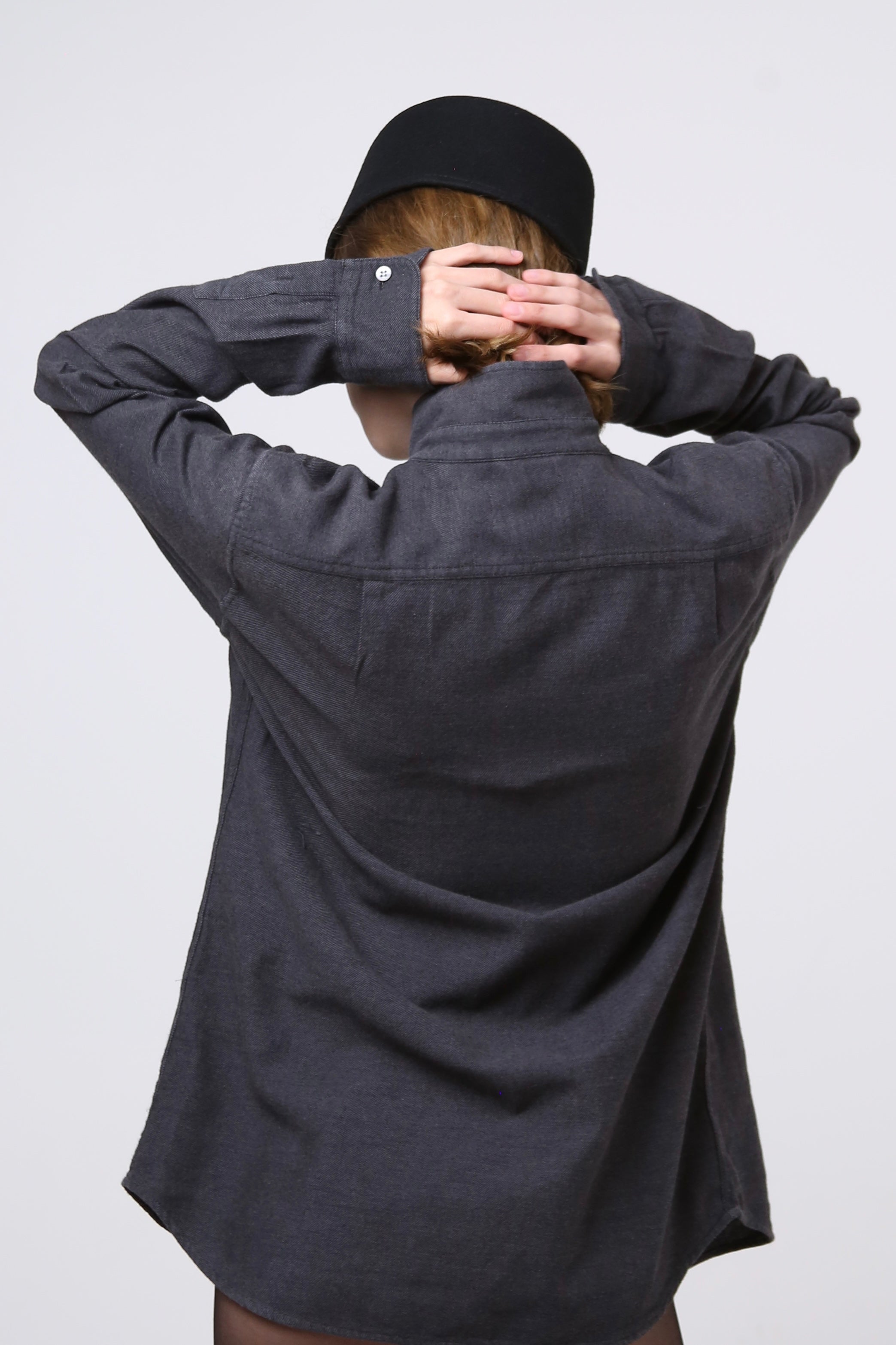 CAMISA JIN - TALLA S - GRIS