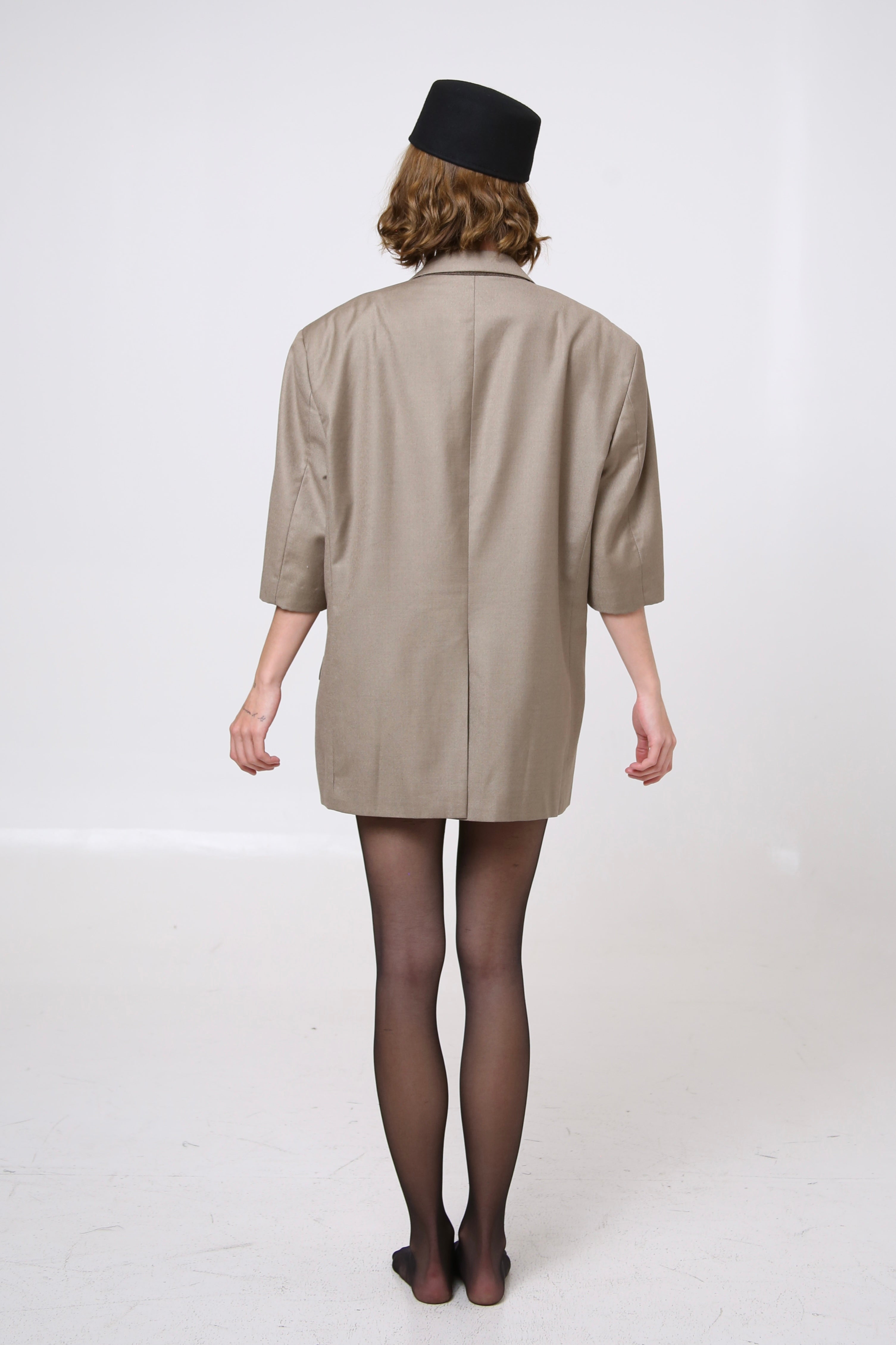 BLAZER HAN - TALLA M - BEIGE