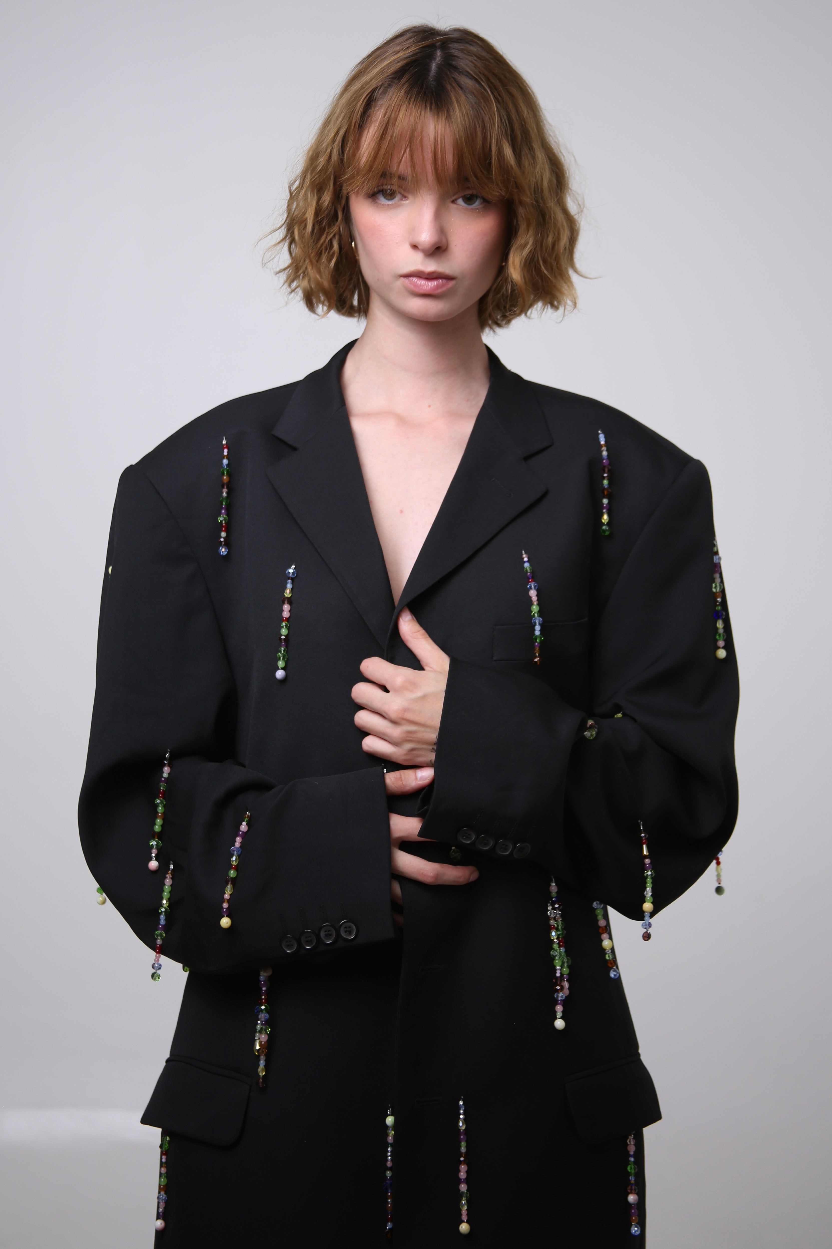 BLAZER MAI - TALLA M - NEGRO