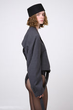 Cargar imagen en el visor de la galería, BLAZER SENAKA - TALLA M/L - GRIS OXFORD
