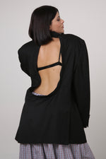 Cargar imagen en el visor de la galería, BLAZER ENSO - TALLA L - NEGRO

