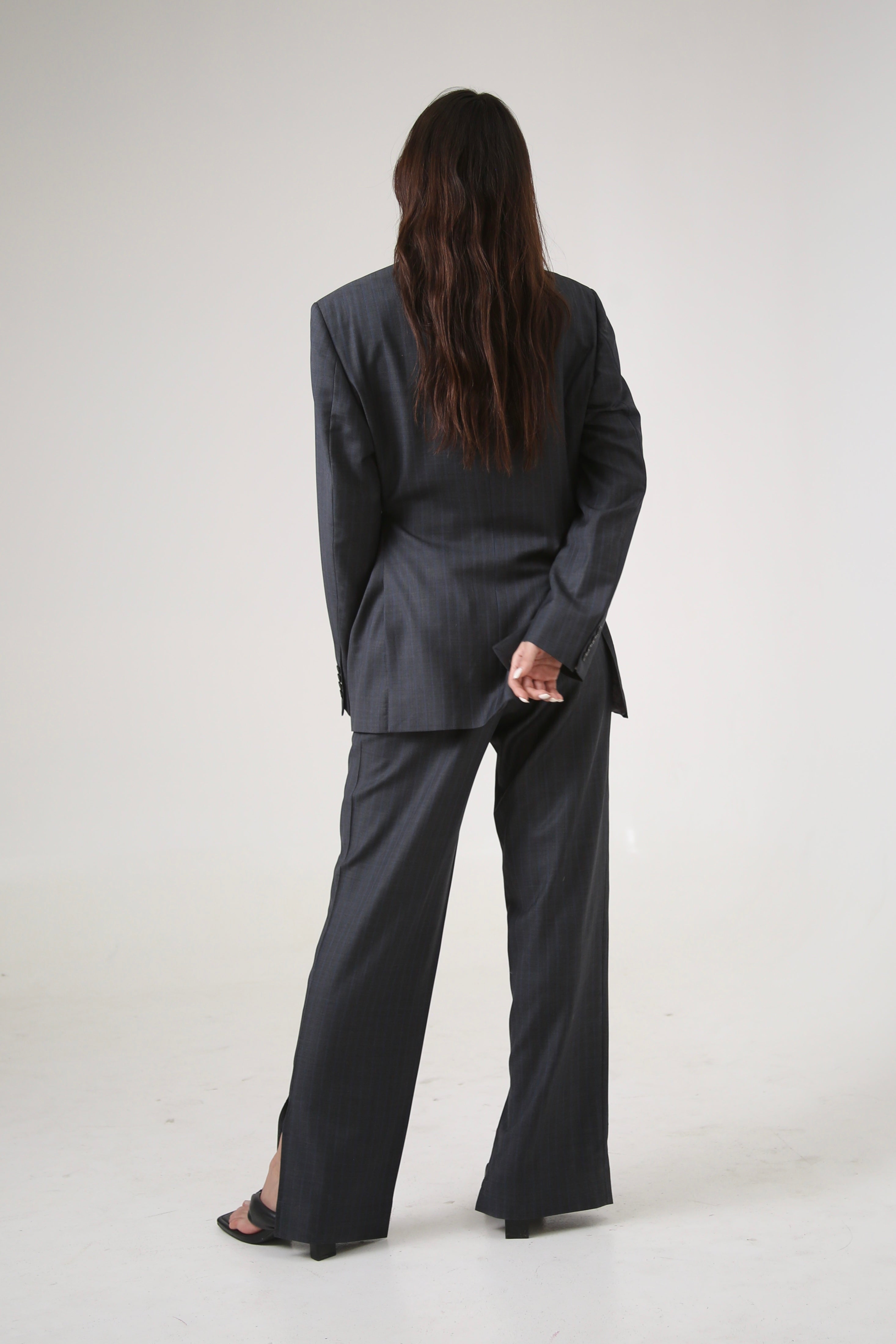 SUIT KIMONO - TALLA S - GRIS OXFORD