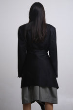 Cargar imagen en el visor de la galería, BLAZER CAPA - NEGRO - TALLA M
