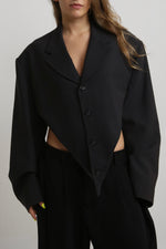 Cargar imagen en el visor de la galería, BLAZER PIKU - TALLA L - GRIS
