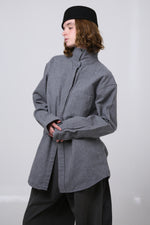 Cargar imagen en el visor de la galería, CAMISA JIN - TALLA L - GRIS
