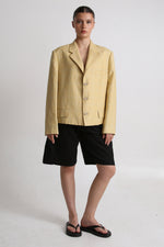 Cargar imagen en el visor de la galería, BLAZER NEKKU - TALLA S/M - AMARILLO
