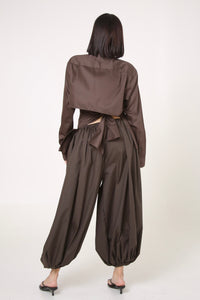 CAMISA YUNA - TALLA M - CAFE