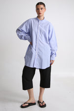 Cargar imagen en el visor de la galería, CAMISA OTAN - UNITALLA - AZUL TEXTURA CUADROS
