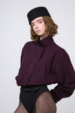 Cargar imagen en el visor de la galería, CAMISA NEKKU - TALLA S/M - VINO
