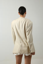 Cargar imagen en el visor de la galería, BLAZER KIMONO - TALLA M - BEIGE
