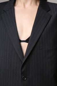 BLAZER ENSO - TALLA L - GRIS OXFORD RAYA DIPLOMÁTICA