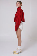 Cargar imagen en el visor de la galería, CAMISA NEKKU - UNITALLA - ROJA
