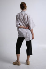 Cargar imagen en el visor de la galería, CAMISA OTAN - UNITALLA - BLANCA RAYAS
