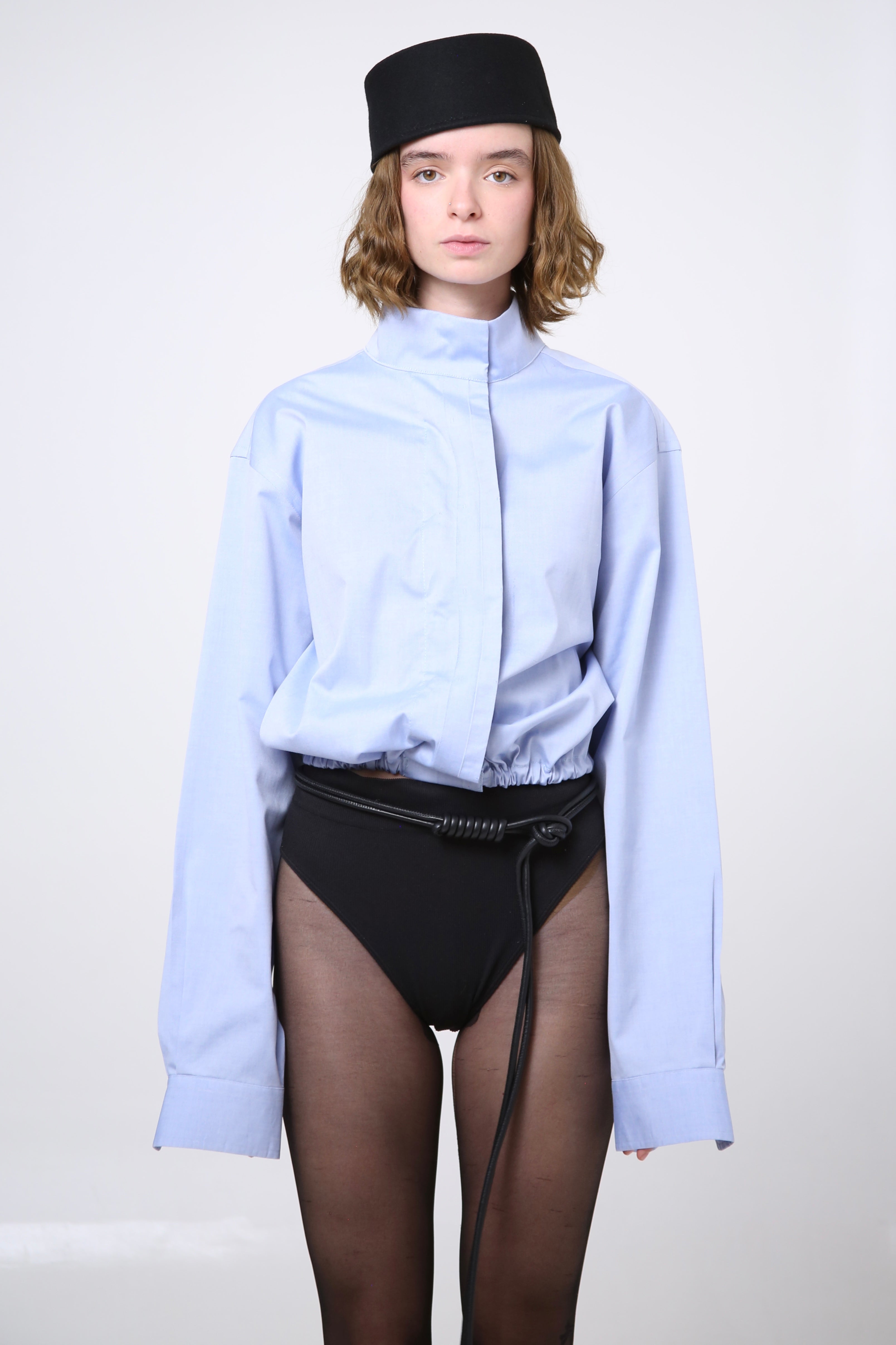 CAMISA NEKKU - TALLA S/M - AZUL