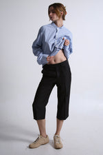Cargar imagen en el visor de la galería, PANTALONES CAPRI - TALLA S - NEGRO
