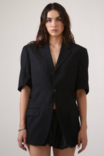 Cargar imagen en el visor de la galería, BLAZER KIOKO - TALLA S - NEGRO
