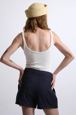 Cargar imagen en el visor de la galería, MINI SHORTS - TALLA M - AZUL RAYAS
