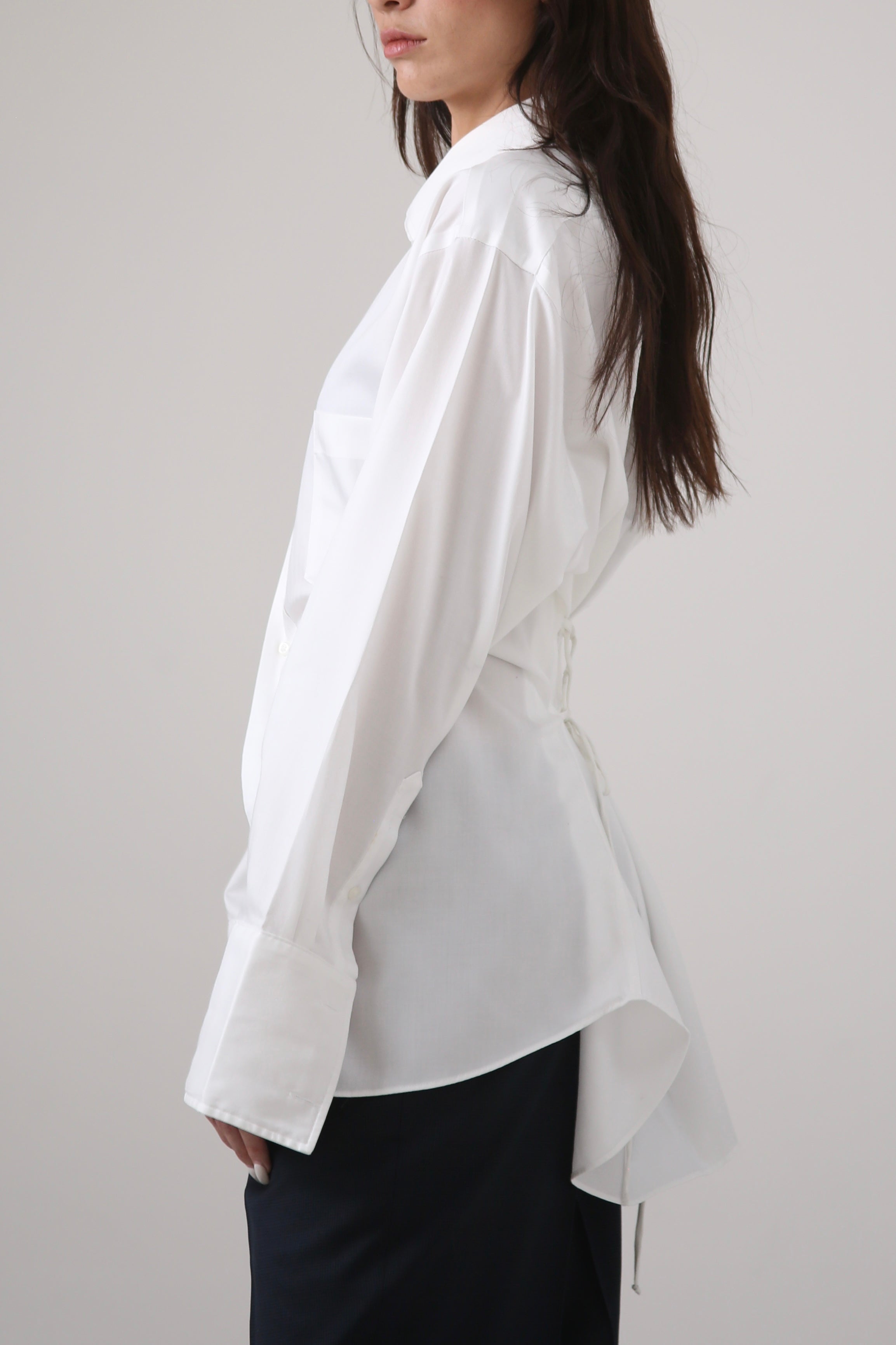 CAMISA KURO - TALLA M - BLANCA