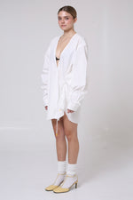 Cargar imagen en el visor de la galería, CAMISA KIMONO - MH X MITSA. - UNITALLA - BLANCA
