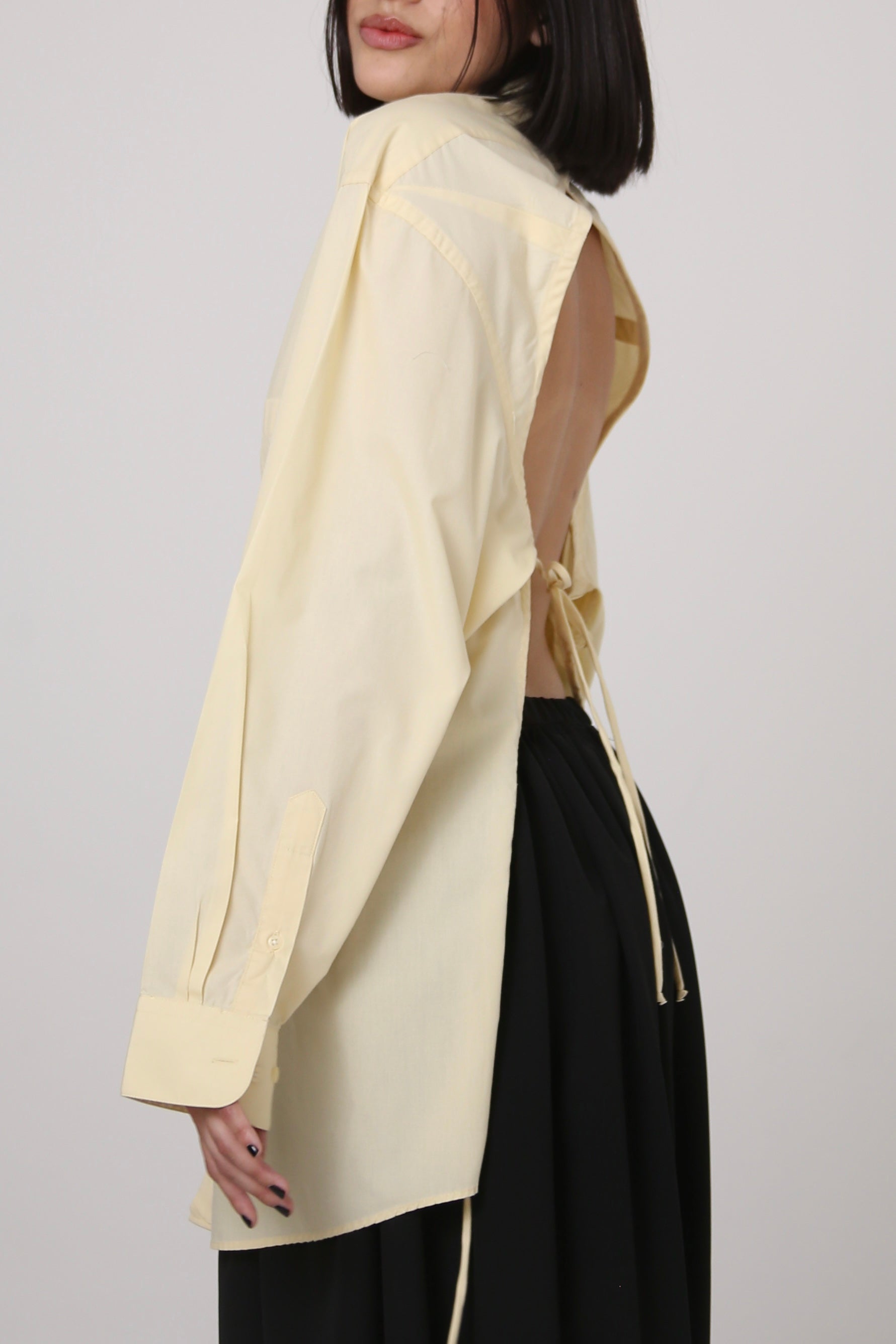 CAMISA SENAKA - TALLA M - AMARILLA