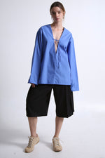Cargar imagen en el visor de la galería, TOP KEI - TALLA S/M - AZUL
